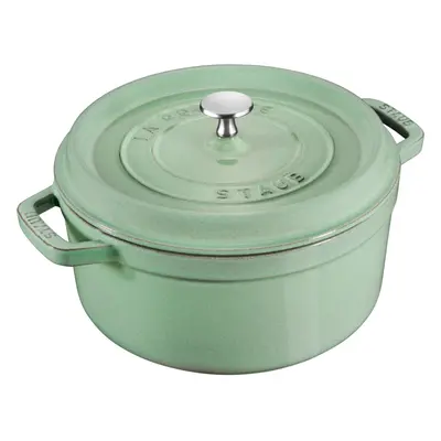 garnek żeliwny okrągły 2.2 ltr miętowy