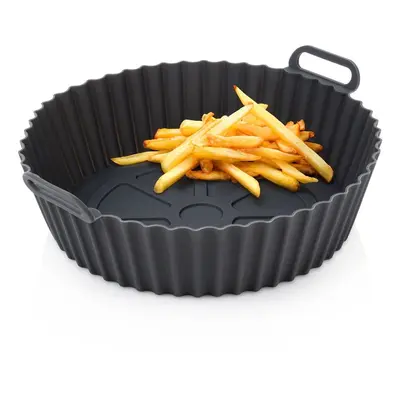 Wkład do frytkownicy air fryer beztłuszczowej silikonowy szary cm