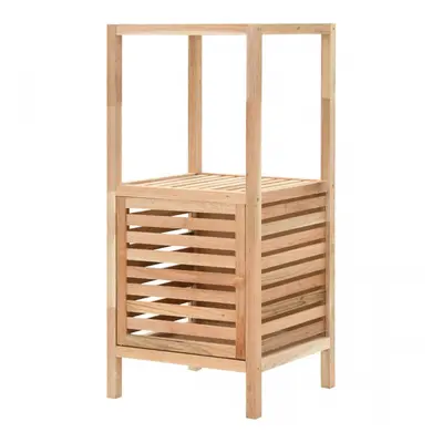 Szafka łazienkowa z drewna orzecha włoskiego, 39,5x35,5x86 cm