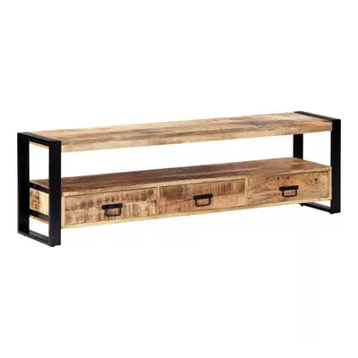 Szafka pod telewizor, 150 x 30 x 45 cm, lite drewno mango