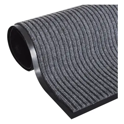 Wycieraczka pod drzwi PCV szara 90 x 120 cm