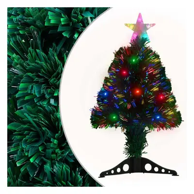 Sztuczna choinka ze stojakiem/ led, 64 cm, włókno optyczne