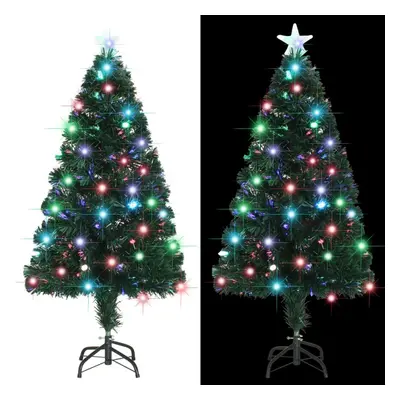 Sztuczna choinka z lampkami LED i stojakiem 120 cm, 135 gałązek