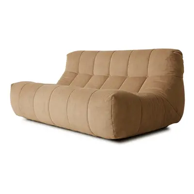 Sofa wypoczynkowa corduroy rib brown