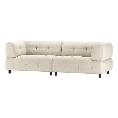 Sofa 3-osobowa LOUIS  jasnoszary 73x244x90