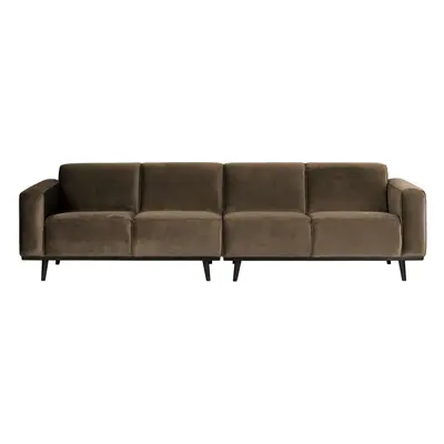 Sofa Statement 4-osobowa 280 cm velvet taupe