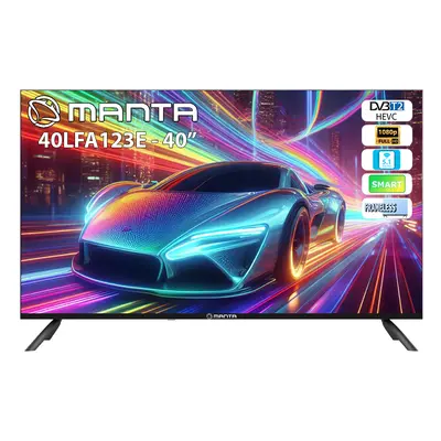 Telewizor 40 cali SMART TV 40LFA123E - FRAMELESS TV 40'' FHD DVB-T2/S2 HEVC/H.265