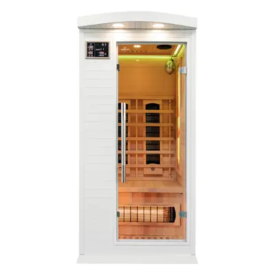 Sauna infrared DH1S White z panelami solnymi