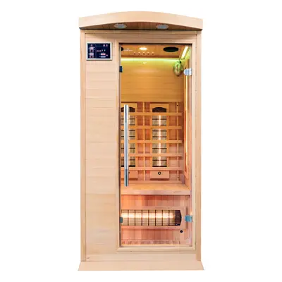 Sauna infrared DH1S Natural z panelami solnymi