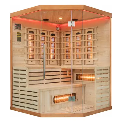 Sauna infrared narożna EA3CR z koloroterapią