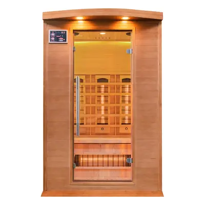 Sauna infrared DH2S z panelami solnymi 2-osobowa