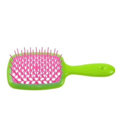 Janeke Superbrush Green-Pink | Pneumatyczna szczotka do włosów