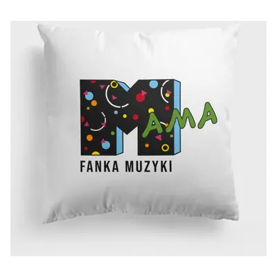 Poduszka Mama Fanka Muzyki lata 80