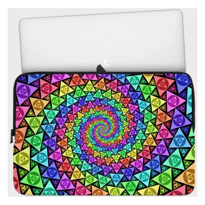 Etui na laptopa 17 cali Trippy triangles