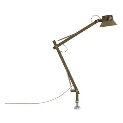 Muuto - Dedicate Lampa Stołowa w/Pin S2 Brown Green