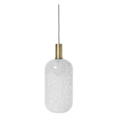 Ferm Living - Collect Lampa Wisząca Casca Tall Milk/Low Brass