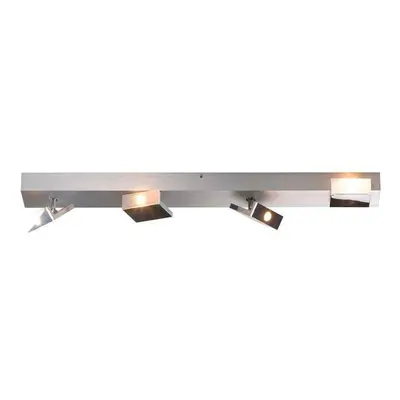 Bopp - Elle 4 Lampa Sufitowa Matt Alu/Glossy Chrome