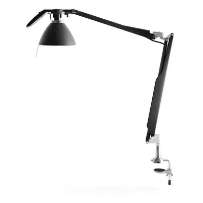 Luceplan - Fortebraccio Lampka z Klipsem Black Soft-Touch