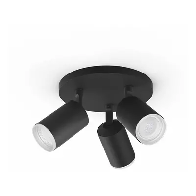 Philips Hue - Fugato Spot Black 3 pcs. Bluetooth White/Color Amb.