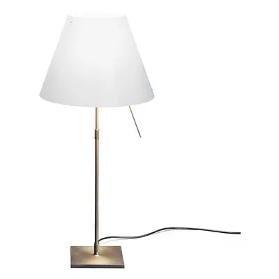 Luceplan - Costanza Lampa Stołowa with Dimmer White/Brass