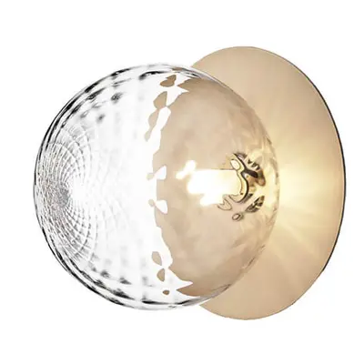 Nuura - Liila 1 Lampa Ścienna/Sufitowa IP44 Large Nordic Gold/Optic Clear