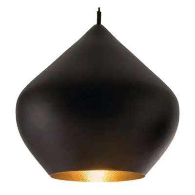 Tom Dixon - Beat Light Stout LED Lampa Wisząca Czarna