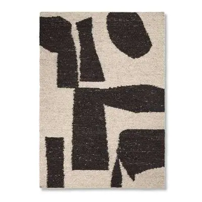 Ferm Living - Piece Rug 140 x 200 Off-White/Coffee