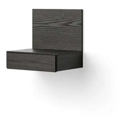 New Works - Tana Wall Mounted Nightstand Black/Stained Oak