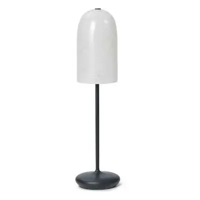 Ferm Living - Gry Portable Lampa Stołowa Black/Translucent