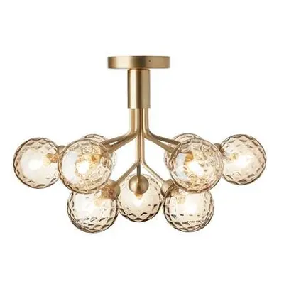 Nuura - Apiales 9 Lampa Sufitowa Brushed Brass/Optic Gold