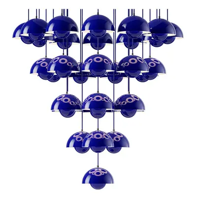 &Tradition - Flowerpot VP10 Żyrandol Ø89 Cobalt Blue