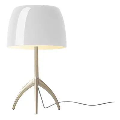 Foscarini - Lumiere Grande Lampa Stołowa E27 Szampan/Biała Dimm.