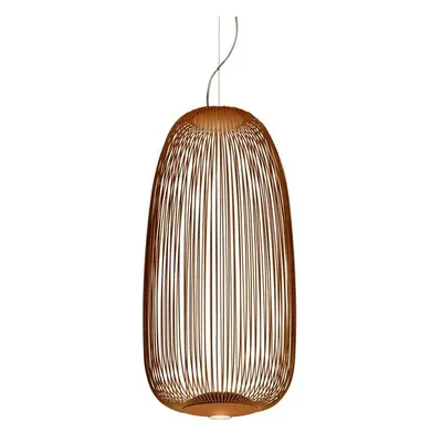 Foscarini - Spokes 1 LED Lampa Wisząca Ściemnialna 10m w Kolorze Miedzi