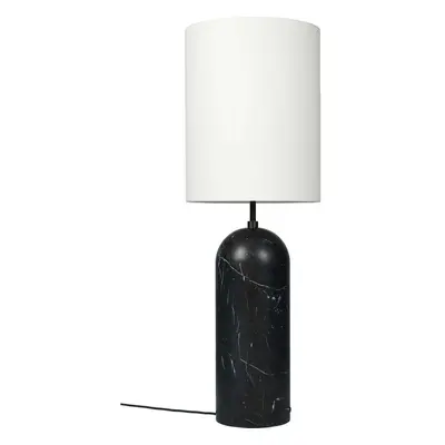 GUBI - Gravity XL High Lampa Podłogowa Black Marble/White