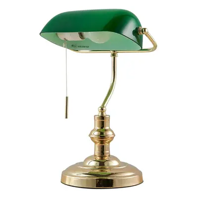 Lindby - Milenka Lampa Stołowa Polished Brass/Green