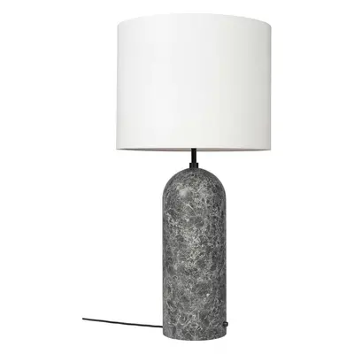 GUBI - Gravity XL Low Lampa Podłogowa Grey Marble/White