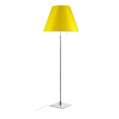 Luceplan - Costanza Lampa Podłogowa ze Ściemniaczem Alu/Smart Yellow