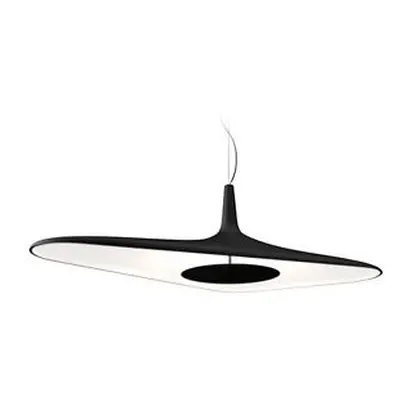 Luceplan - Soleil Noir Lampa Sufitowa H18,5 Czarna