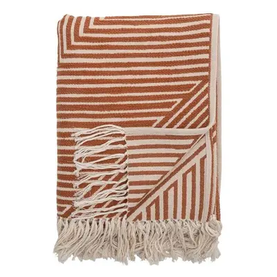 Bloomingville - Maddeleine Throw Orange/Cotton