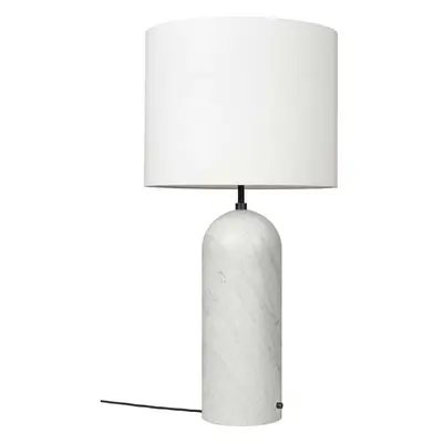 GUBI - Gravity XL Low Lampa Podłogowa White Marble/White