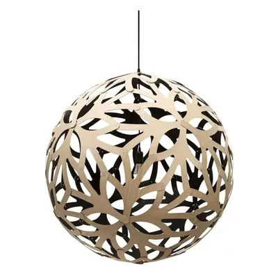 David Trubridge - Floral Lampa Wisząca Ø80 Czarna 1 Strona