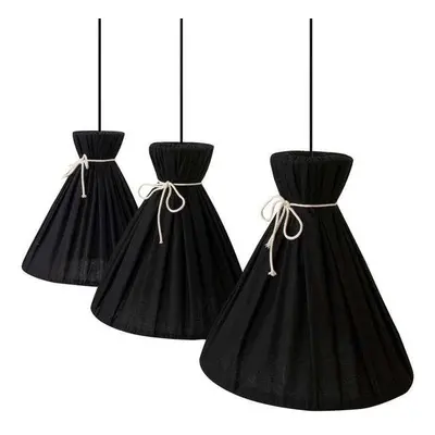 Envostar - Lola 3 Lampa Wisząca Black/Beige/White