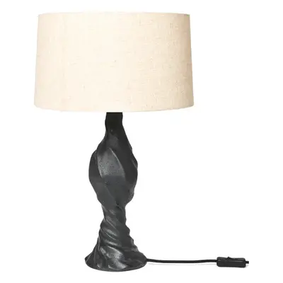 Ferm Living - Moltan Lampa Stołowa Black/Natural