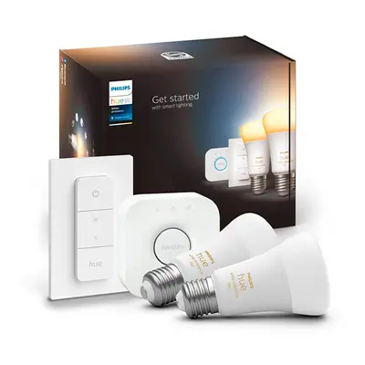 Philips Hue - White Amb. Starter Kit w/Bridge & Dimmer