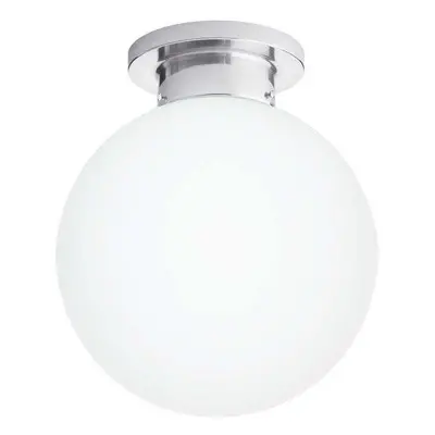 Konsthantverk - Glob Lampa Sufitowa Ø30 Chrome/Matt White