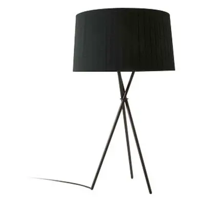 Santa & Cole - Trípode G6 Lampa Stołowa Black/Black Ribbon