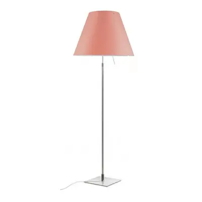 Luceplan - Costanza Lampa Podłogowa ze Ściemniaczem Alu/Edgy Pink