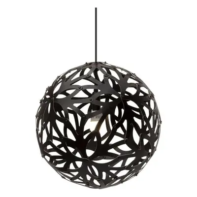 David Trubridge - Floral Lampa Wisząca Ø60 Czarna