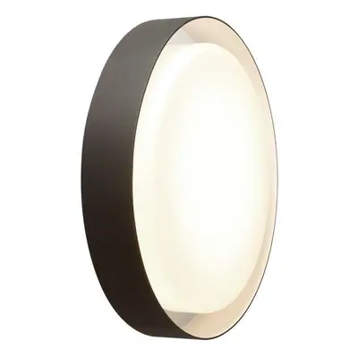 Marset - Plaff-On Lampa Sufitowa/Ścienna Ø50 IP54 Black LED