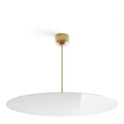 Luceplan - Millimetro Lampa Sufitowa H53 Ø85 Brass/Mirror